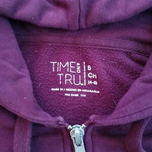 Time and Tru Purple Hoodie